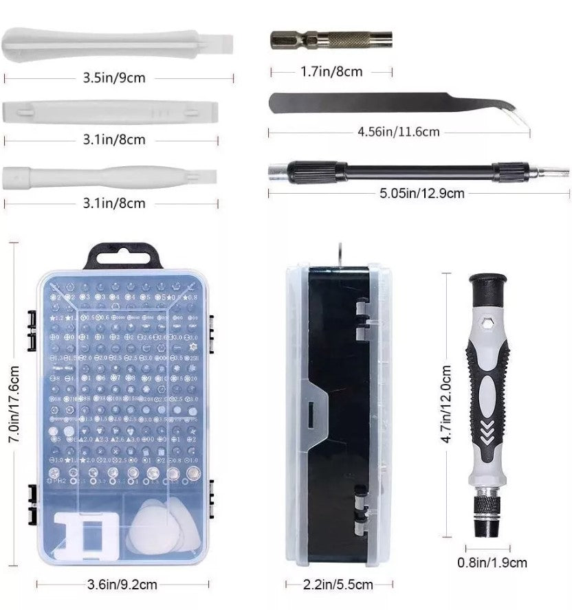 Kit Herramientas de Precisión 115 En 1
