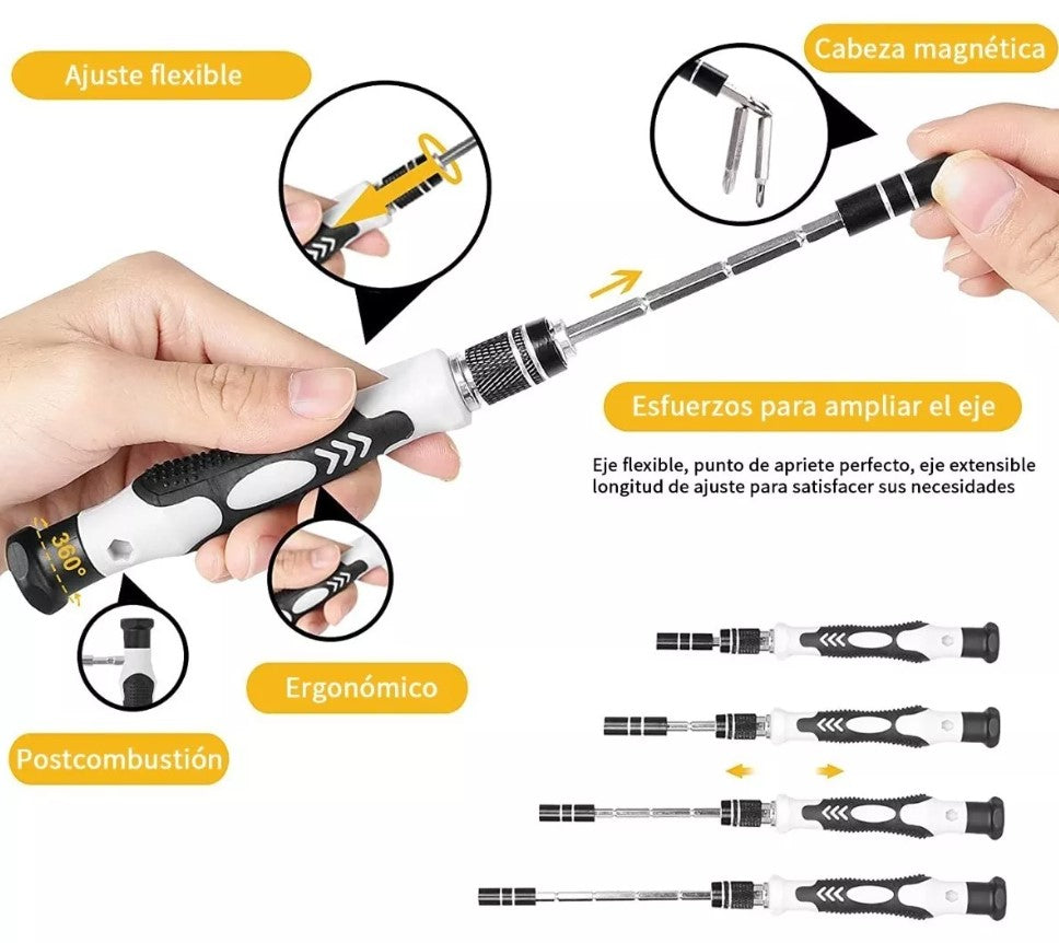 Kit Herramientas de Precisión 115 En 1