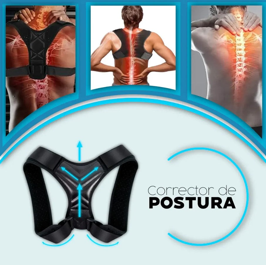 Corrector de Postura de Espalda Ajustable