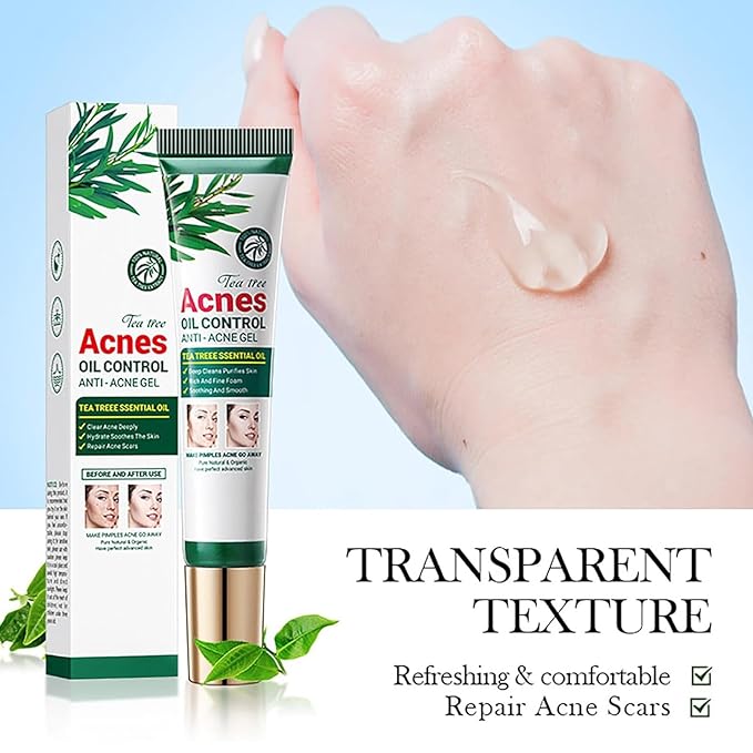 Kit Facial de Árbol de Te Control de Grasa y Acné
