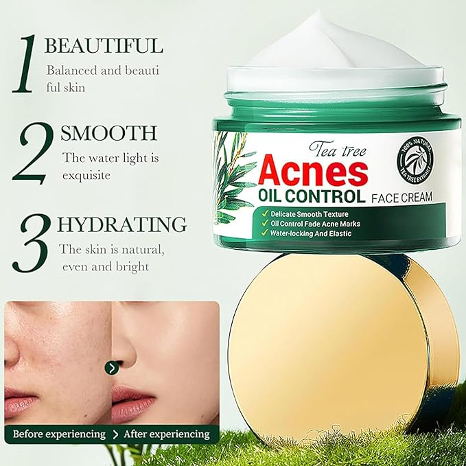 Kit Facial de Árbol de Te Control de Grasa y Acné